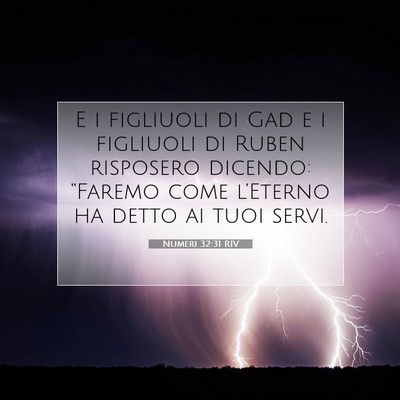 Numeri 32:31 Versetto della Bibbia Spiegato