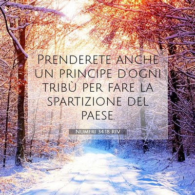 Numeri 34:18 Versetto della Bibbia Spiegato