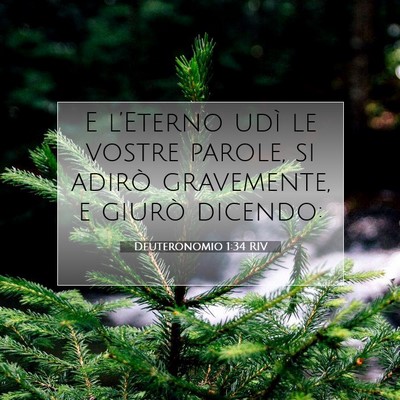 Deuteronomio 1:34 Versetto della Bibbia Spiegato