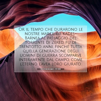 Deuteronomio 2:14 Versetto della Bibbia Spiegato