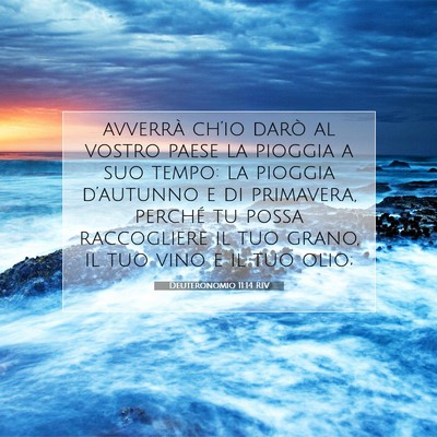 Deuteronomio 11:14 Versetto della Bibbia Spiegato