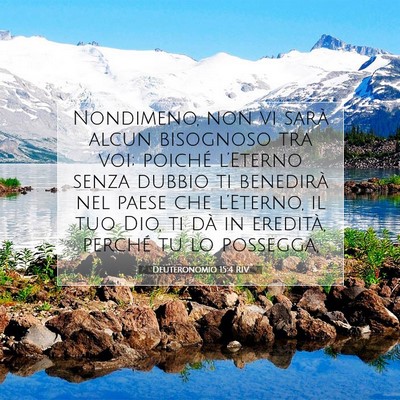 Deuteronomio 15:4 Versetto della Bibbia Spiegato