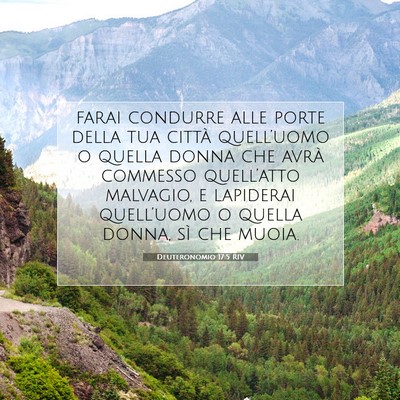 Deuteronomio 17:5 RIV Immagine del Versetto della Bibbia