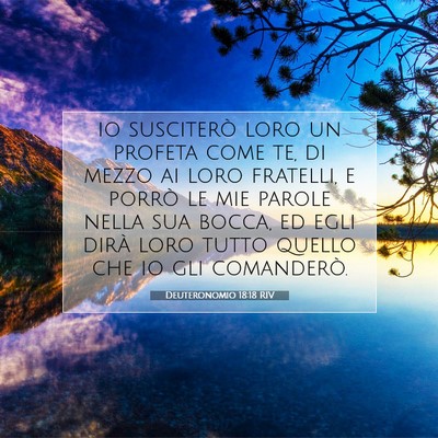 Deuteronomio 18:18 Versetto della Bibbia Spiegato
