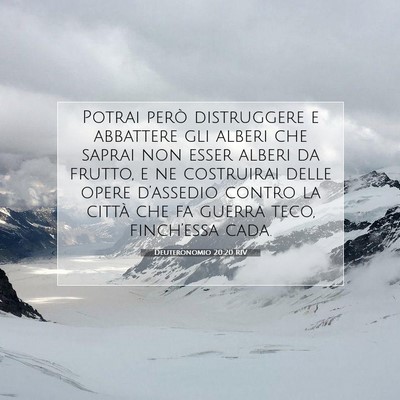 Deuteronomio 20:20 Versetto della Bibbia Spiegato