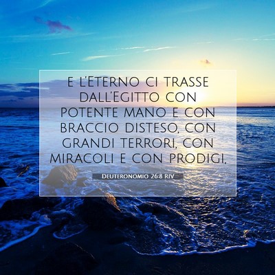 Deuteronomio 26:8 RIV Immagine del Versetto della Bibbia