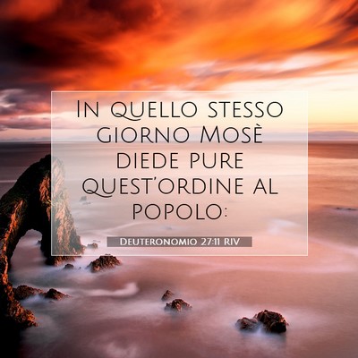 Deuteronomio 27:11 Versetto della Bibbia Spiegato
