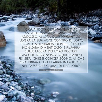 Deuteronomio 31:21 Versetto della Bibbia Spiegato