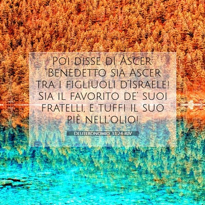 Deuteronomio 33:24 Versetto della Bibbia Spiegato