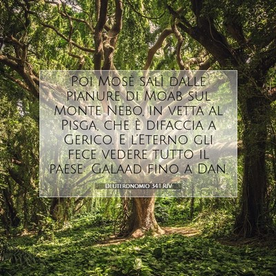 Deuteronomio 34:1 Versetto della Bibbia Spiegato