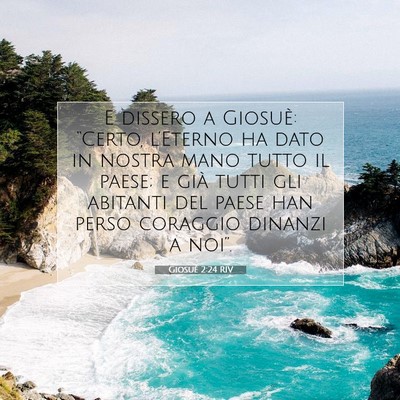 Giosué 2:24 Versetto della Bibbia Spiegato
