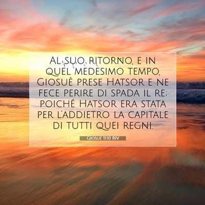 Giosué 11:10 RIV Immagine del Versetto della Bibbia