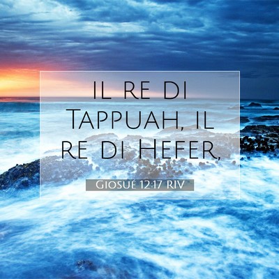 Giosué 12:17 RIV Immagine del Versetto della Bibbia