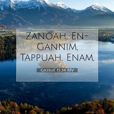 Giosué 15:34 RIV Immagine del Versetto della Bibbia