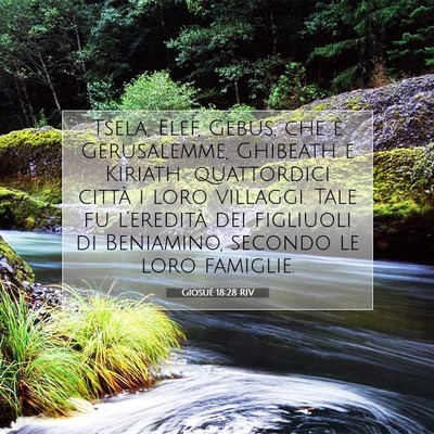 Giosué 18:28 RIV Immagine del Versetto della Bibbia