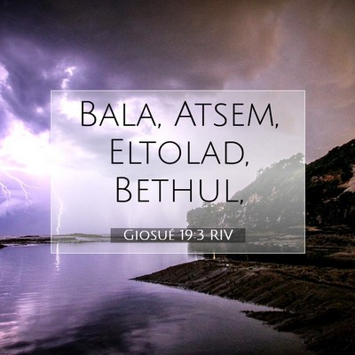 Giosué 19:3 RIV Immagine del Versetto della Bibbia