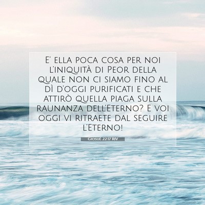 Giosué 22:17 RIV Immagine del Versetto della Bibbia