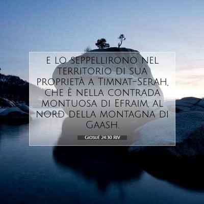 Giosué 24:30 RIV Immagine del Versetto della Bibbia