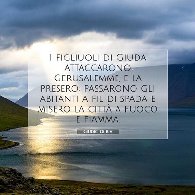 Giudici 1:8 Versetto della Bibbia Spiegato