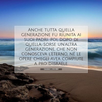 Giudici 2:10 RIV Immagine del Versetto della Bibbia