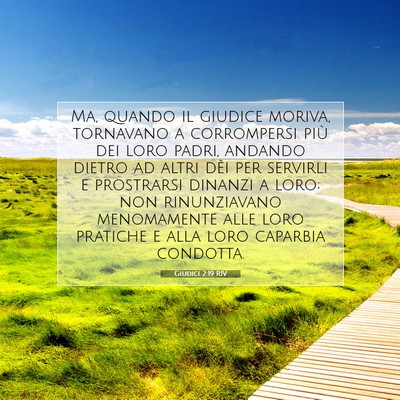 Giudici 2:19 RIV Immagine del Versetto della Bibbia