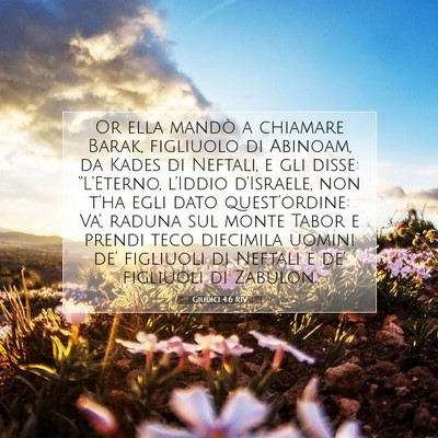 Giudici 4:6 RIV Immagine del Versetto della Bibbia