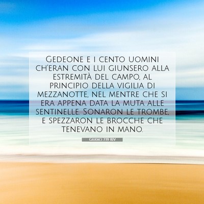 Giudici 7:19 Versetto della Bibbia Spiegato