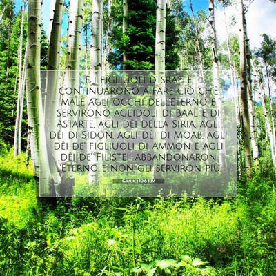 Giudici 10:6 RIV Immagine del Versetto della Bibbia