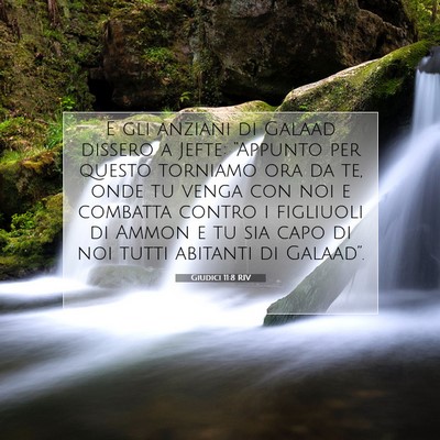 Giudici 11:8 RIV Immagine del Versetto della Bibbia