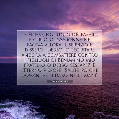 Giudici 20:28 RIV Immagine del Versetto della Bibbia