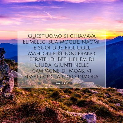 Rut 1:2 Versetto della Bibbia Spiegato