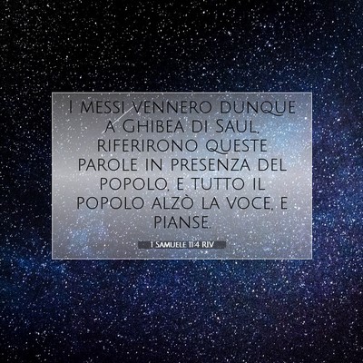 1 Samuele 11:4 Versetto della Bibbia Spiegato