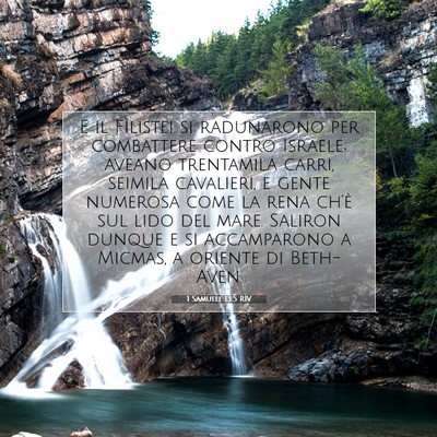 1 Samuele 13:5 Versetto della Bibbia Spiegato
