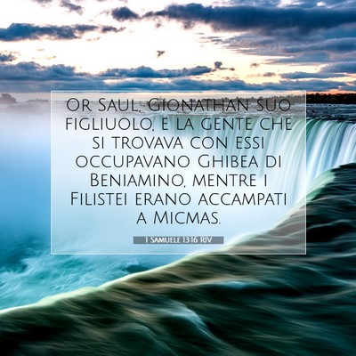 1 Samuele 13:16 Versetto della Bibbia Spiegato