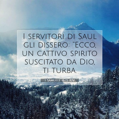 1 Samuele 16:15 Versetto della Bibbia Spiegato