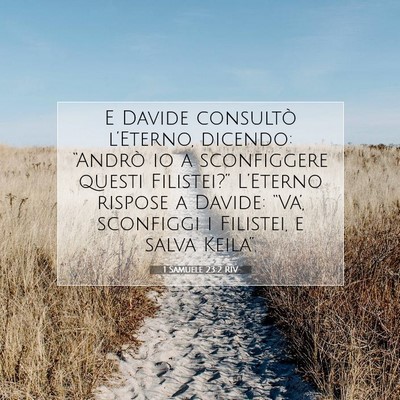 1 Samuele 23:2 Versetto della Bibbia Spiegato
