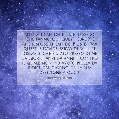 1 Samuele 29:3 Versetto della Bibbia Spiegato