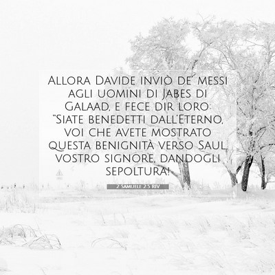 2 Samuele 2:5 RIV Immagine del Versetto della Bibbia
