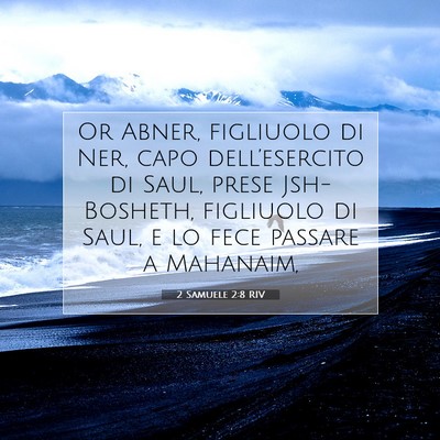 2 Samuele 2:8 RIV Immagine del Versetto della Bibbia