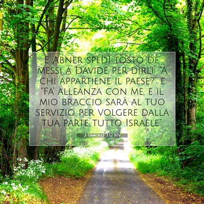 2 Samuele 3:12 RIV Immagine del Versetto della Bibbia