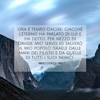 2 Samuele 3:18 RIV Immagine del Versetto della Bibbia