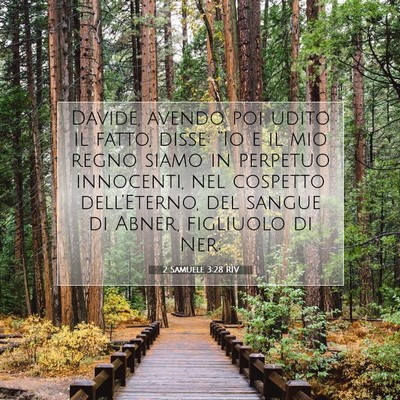 2 Samuele 3:28 RIV Immagine del Versetto della Bibbia