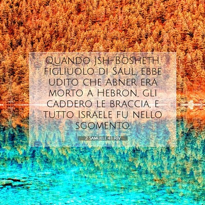 2 Samuele 4:1 Versetto della Bibbia Spiegato