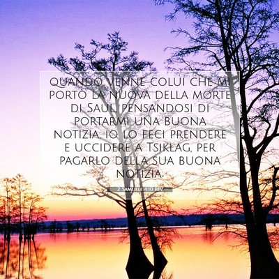 2 Samuele 4:10 RIV Immagine del Versetto della Bibbia