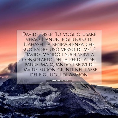 2 Samuele 10:2 RIV Immagine del Versetto della Bibbia
