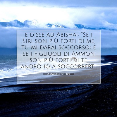 2 Samuele 10:11 RIV Immagine del Versetto della Bibbia