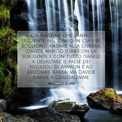 2 Samuele 11:1 RIV Immagine del Versetto della Bibbia