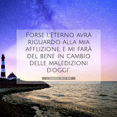 2 Samuele 16:12 RIV Immagine del Versetto della Bibbia