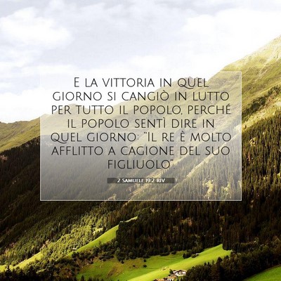 2 Samuele 19:2 RIV Immagine del Versetto della Bibbia