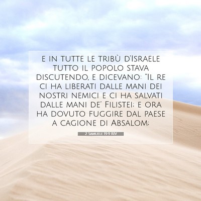 2 Samuele 19:9 Versetto della Bibbia Spiegato